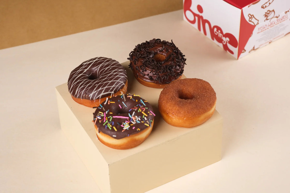 Assorted Donut Box [Box Of 4 Pcs]