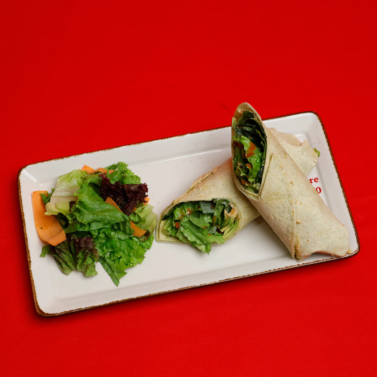 Avocado and Hummus Wrap