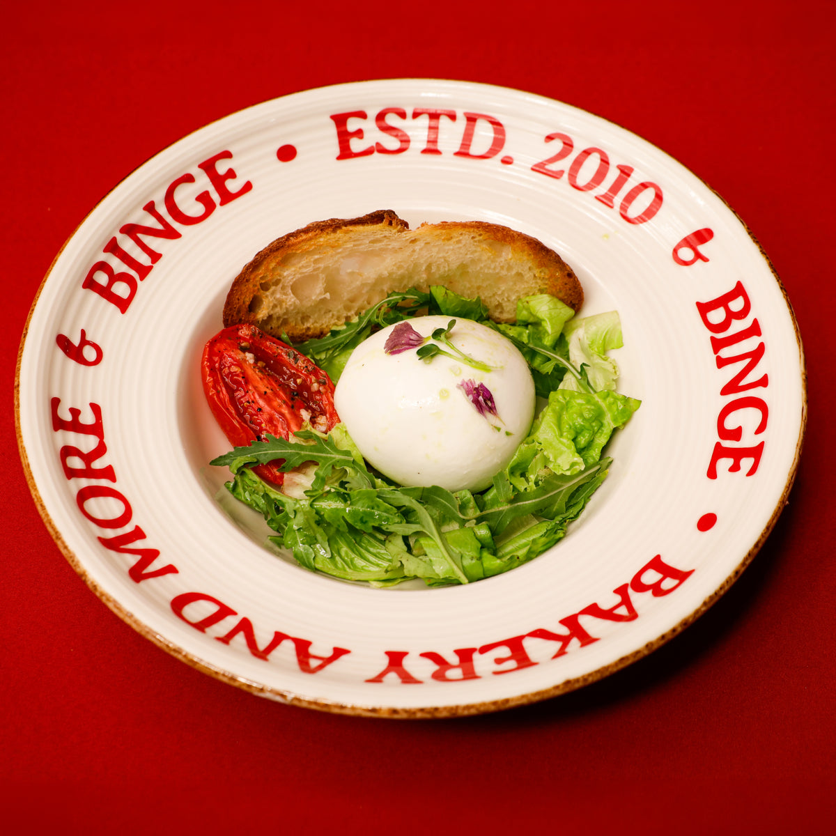 Basil and Buratta Salad