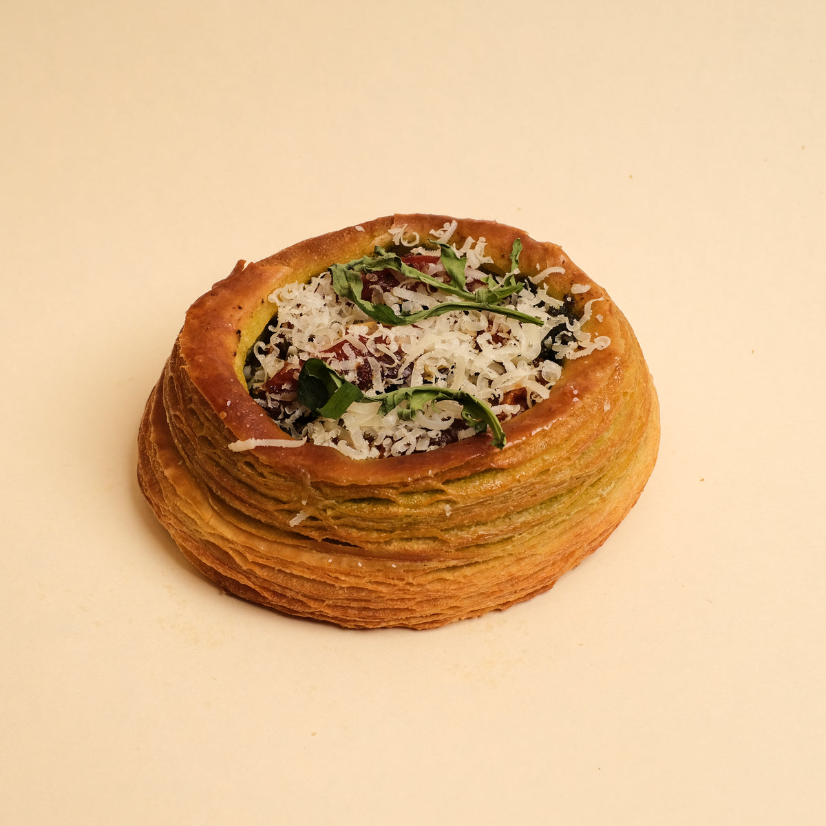 Chicken Keema Pesto Danish