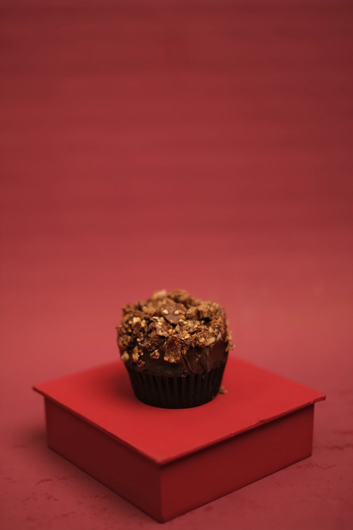 Chocolate Salted Nutella Cupcake