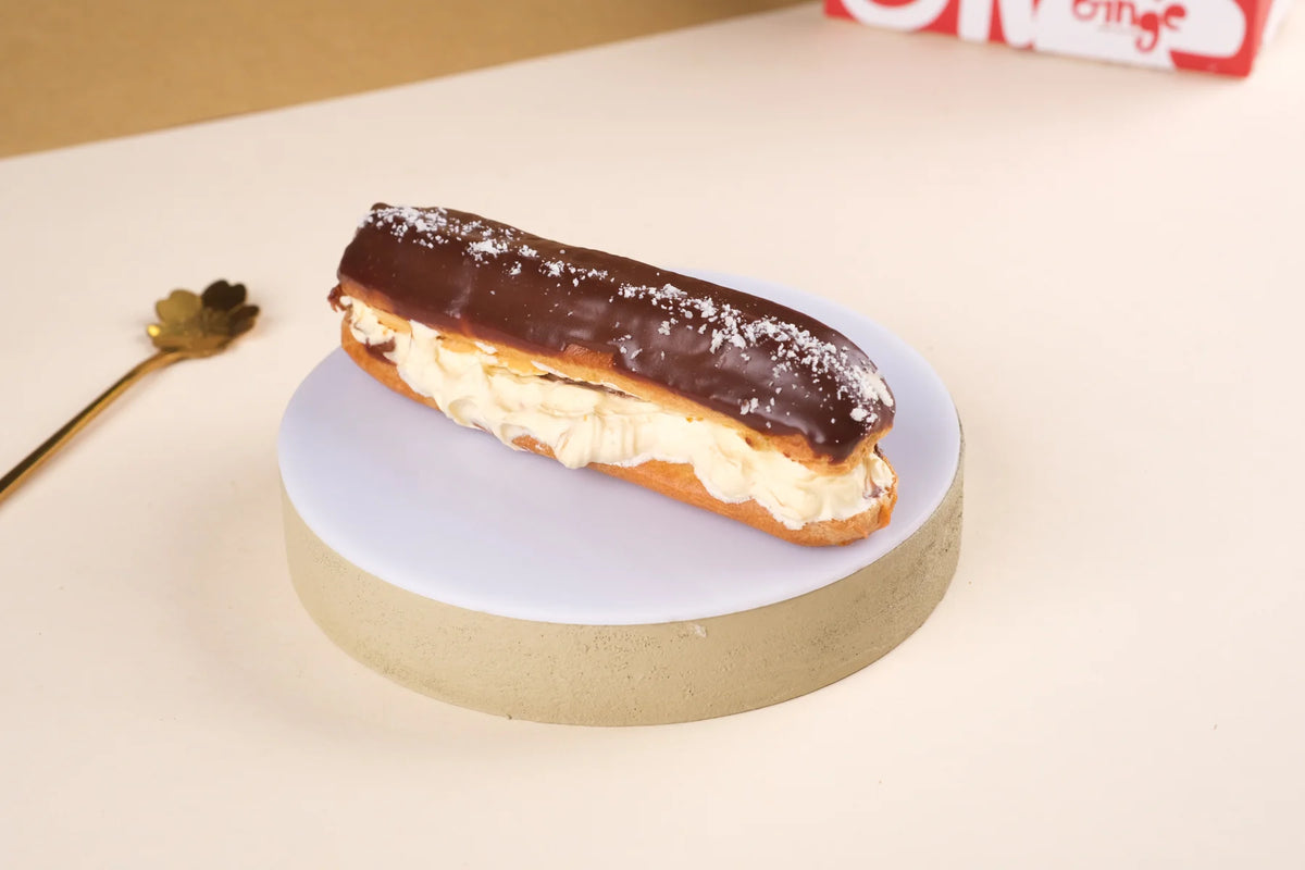 Chocolate Vanilla Eclair