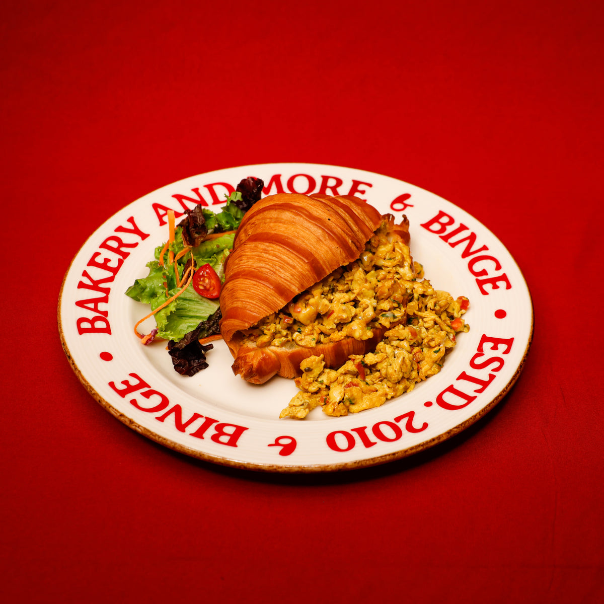Masala Egg Bhurji Croissant