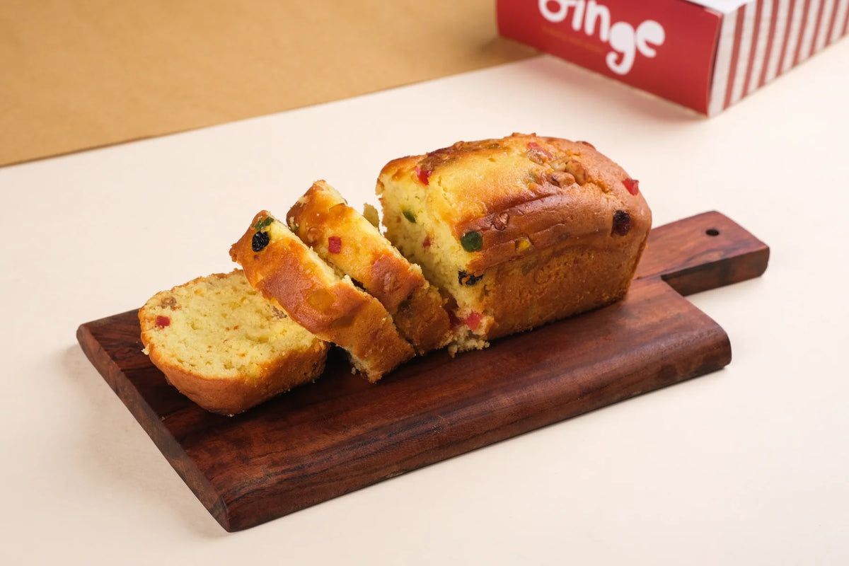 Mixed Fruit Tea Cake Eggless