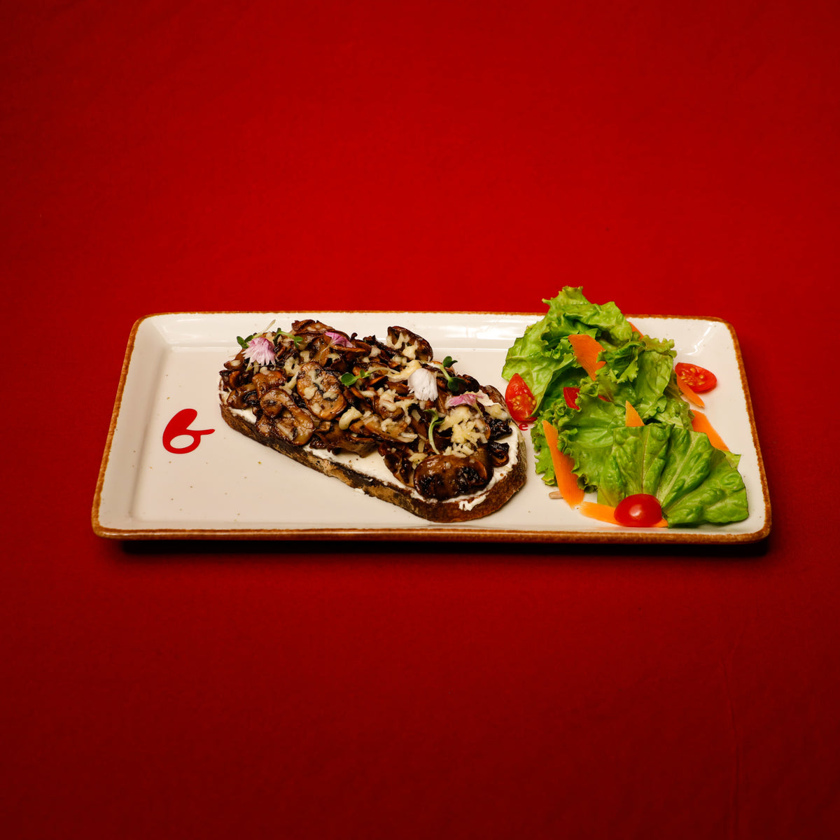 Mushroom Truffle Toastie