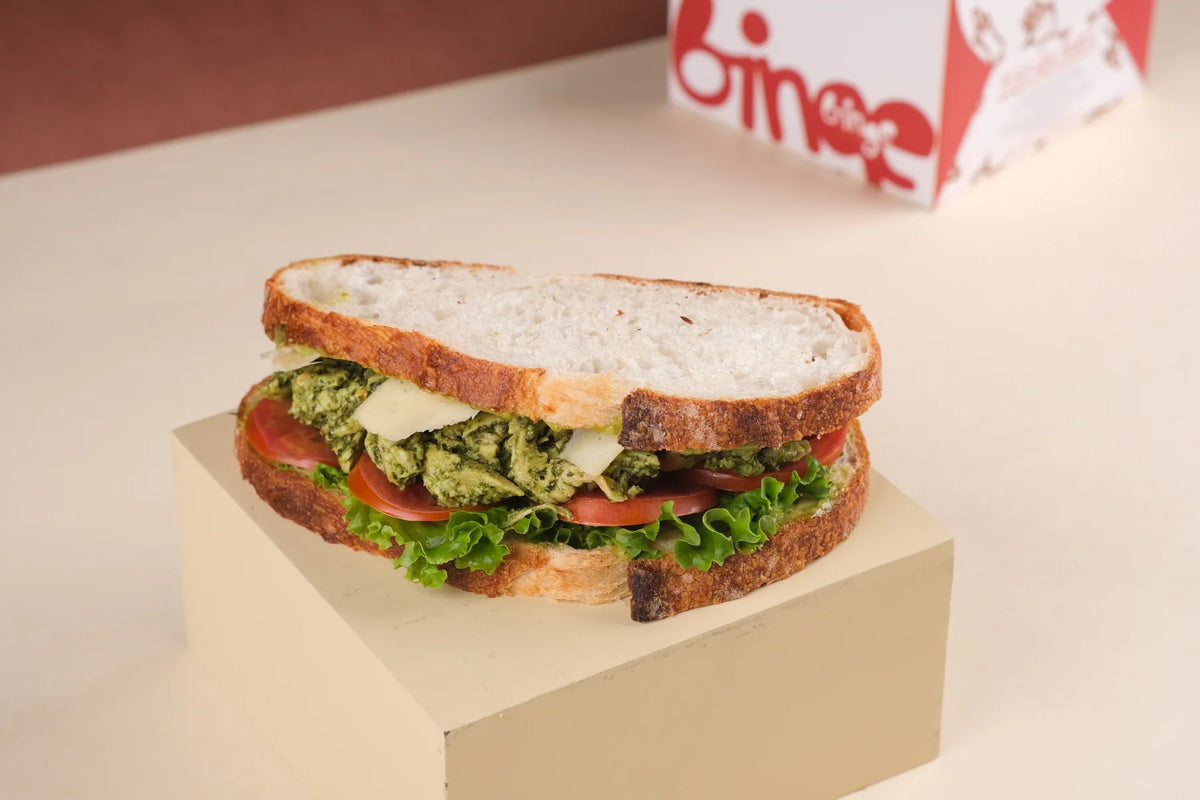 Pesto Smoke Chicken Sour Dough