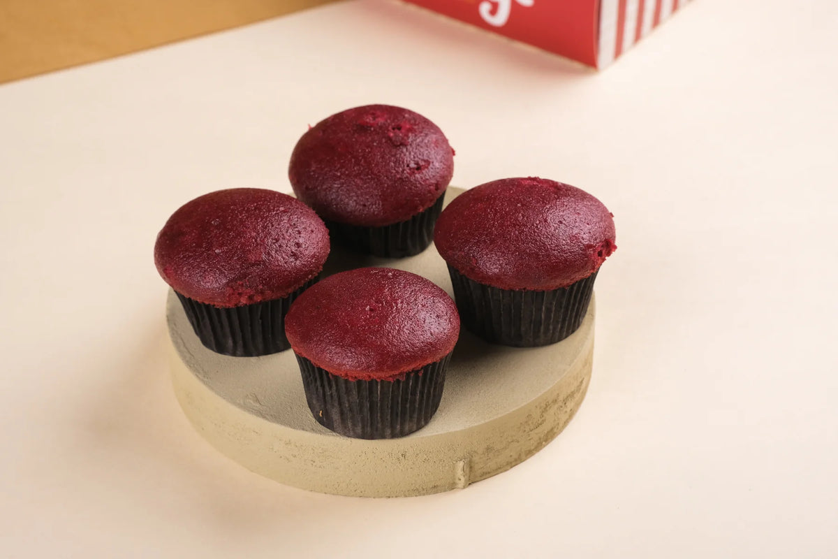 Red Velvet Muffins 4 Pcs