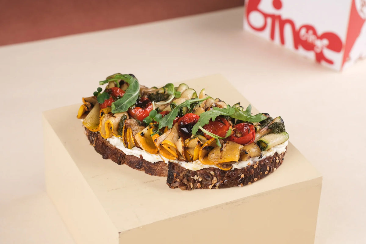 Zucchini Ribbon Multigrain Toast